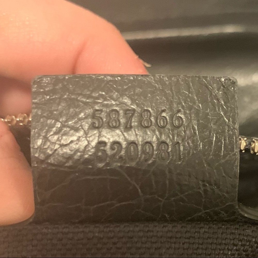 GUCCI Black Morpheus Leather Travel/Backpack Bag - Picture 6 of 7